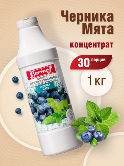 Концентрат для напитков «Черника-мята»