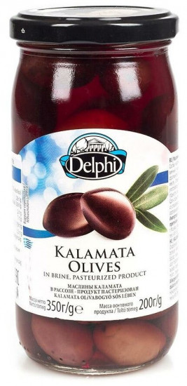 Маслины с косточкой в рассоле «Kalamata»