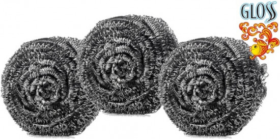 Набор губок для посуды металлических