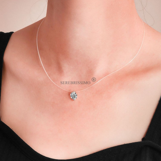 Колье на леске