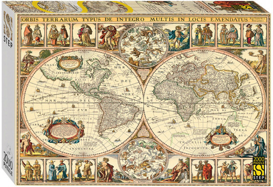 Пазл «Историческая карта мира»