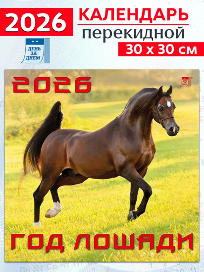 Календарь настенный на 2026 год «Год лошади»