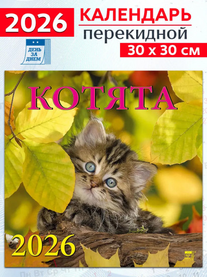 Календарь настенный на 2026 год «Котята»