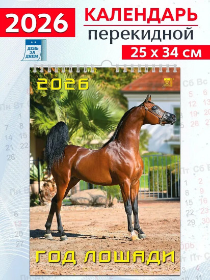 Календарь настенный на 2026 год «Год лошади»