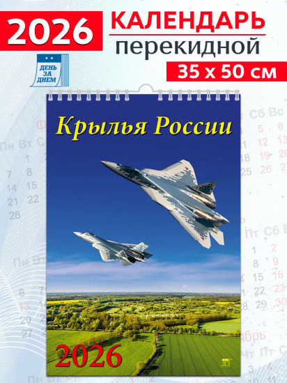Календарь настенный на 2026 год «Крылья России»