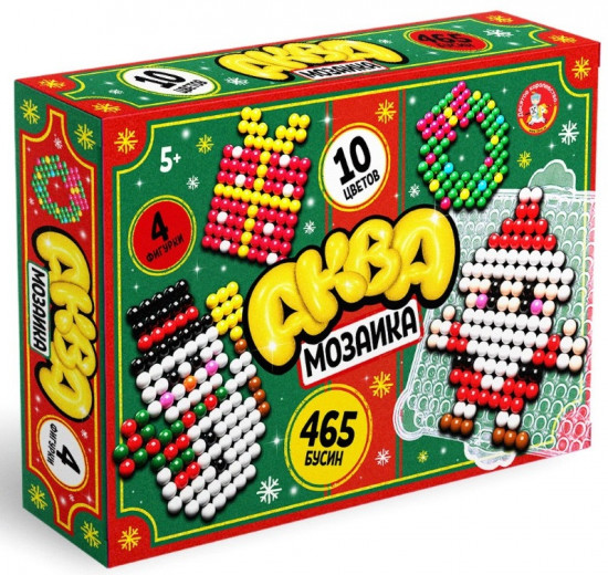 Аквамозаика для детей «Новый год»