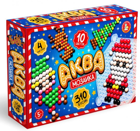 Аквамозаика для детей «Новый год»