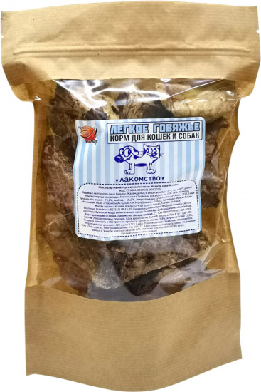 Лакомство для собак и кошек «Легкое говяжье»