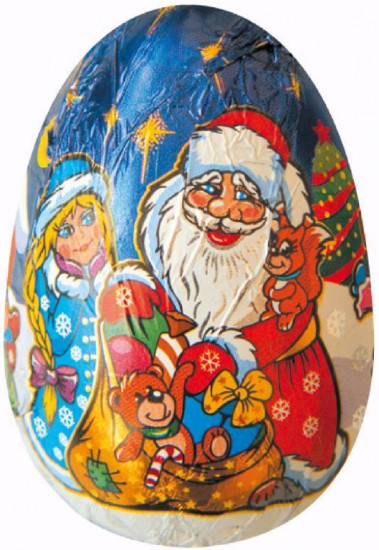 Яйцо шоколадное с сюрпризом «Новогодняя сказка»