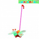 Каталка «Бабочка» на палочке, цвета в ассортименте