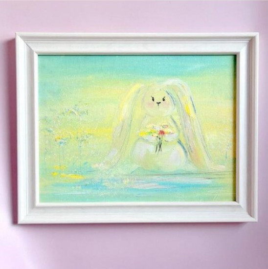 Картина в детскую «Нежность в подарок»