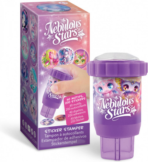 Штампер с наклейками