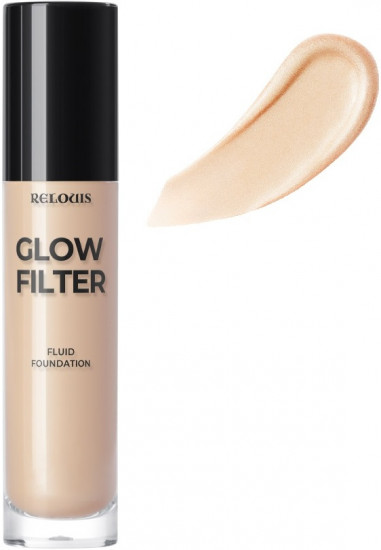 Флюид тональный с эффектом фильтра «Glow Filter Fluid Foundation», оттенок 01 Light Beige