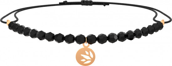 Браслет из стекла с золотом