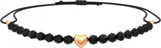 Браслет из стекла с золотом