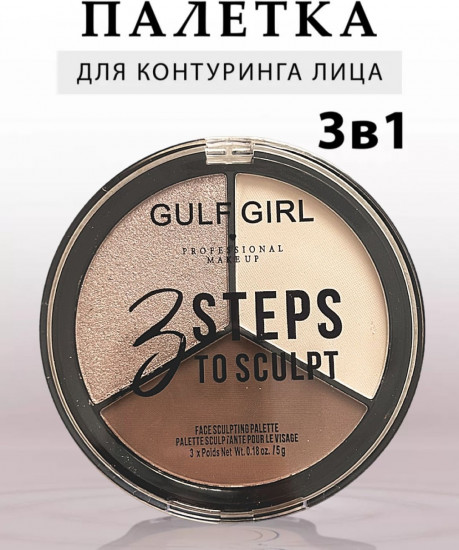 Палетка для контуринга «3 Steps to Sculpt»