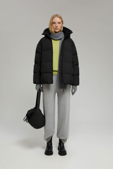 Стеганый пуховик женский