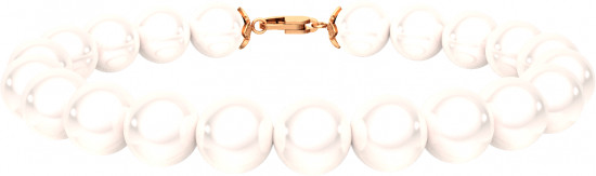 Браслет из жемчуга с золотом