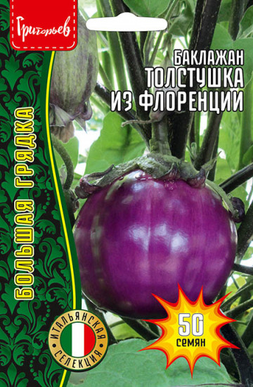 Семена баклажана «Толстушка из Флоренции»