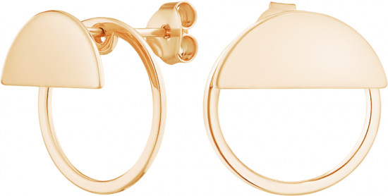 Серьги-пусеты из серебра