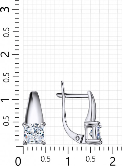 Серьги из серебра