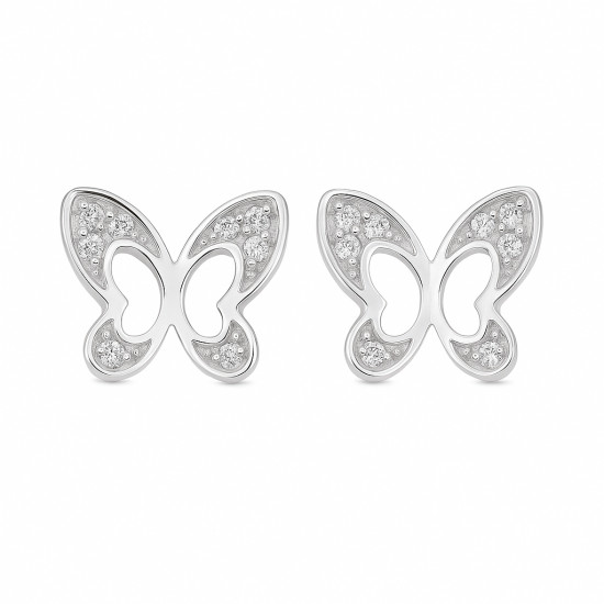 Серьги-пусеты из серебра