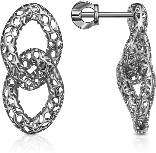 Серьги из серебра