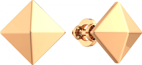 Серьги-пусеты из золота