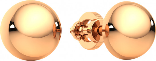 Серьги-пусеты из золота