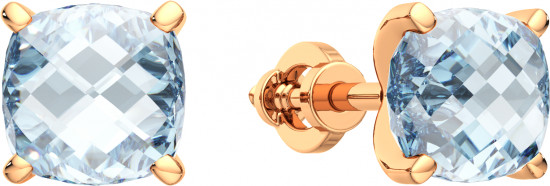 Серьги-пусеты из золота