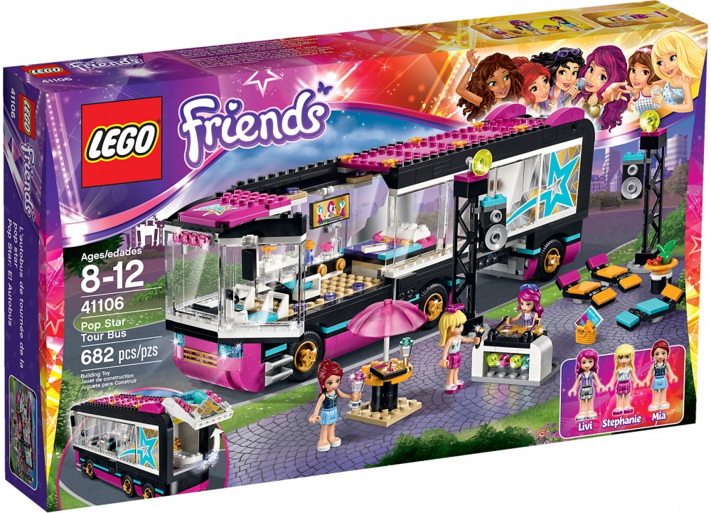 Гастрольный автобус поп-звезды | LEGO Friends | LEGO