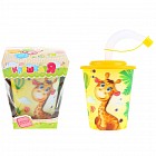 Поильник детский голография «Жирафик» (250 мл) + наклейки