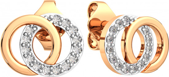 Серьги-пусеты из золота