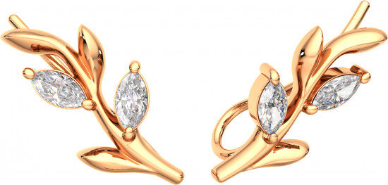 Серьги-пусеты из золота