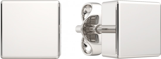 Серьги-пусеты из серебра