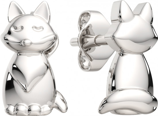 Серьги-пусеты из серебра