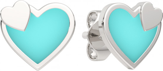 Серьги-пусеты из серебра