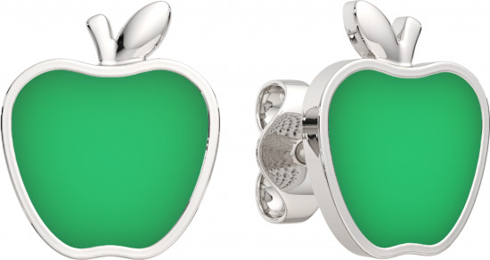 Серьги-пусеты из серебра