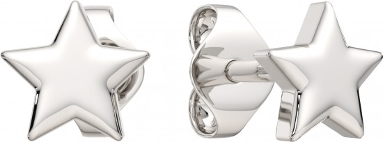 Серьги-пусеты из серебра