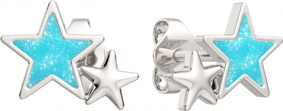 Серьги-пусеты из серебра