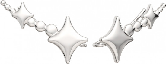 Серьги из серебра