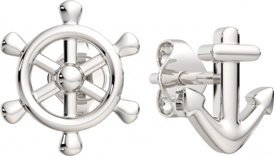 Серьги-пусеты из серебра