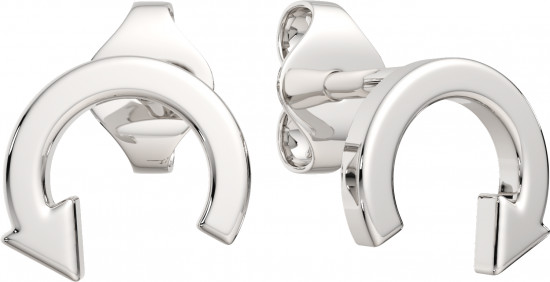 Серьги-пусеты из серебра