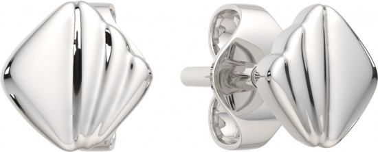 Серьги-пусеты из серебра