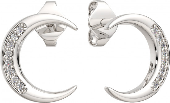 Серьги-пусеты из серебра