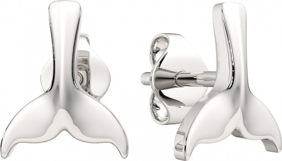 Серьги-пусеты из серебра