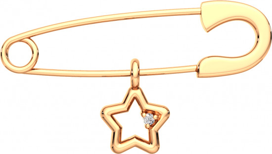 Брошь-булавка из золота