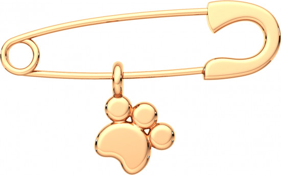 Брошь-булавка из золота