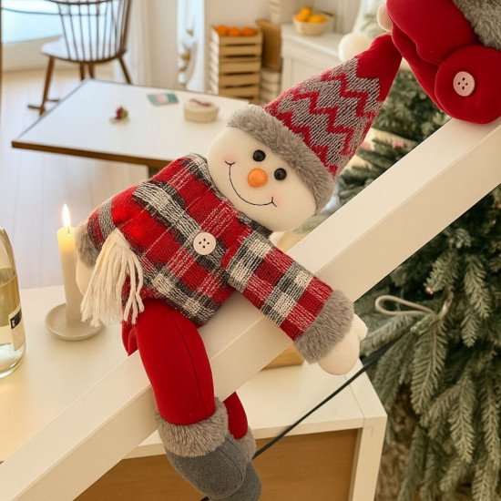 Новогодний держатель штор «Снеговик»