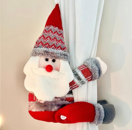 Новогодний держатель штор «Дед Мороз»